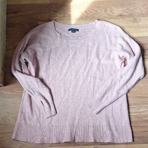 American Eagle Outfitters Light Pink Crewneck Sweater